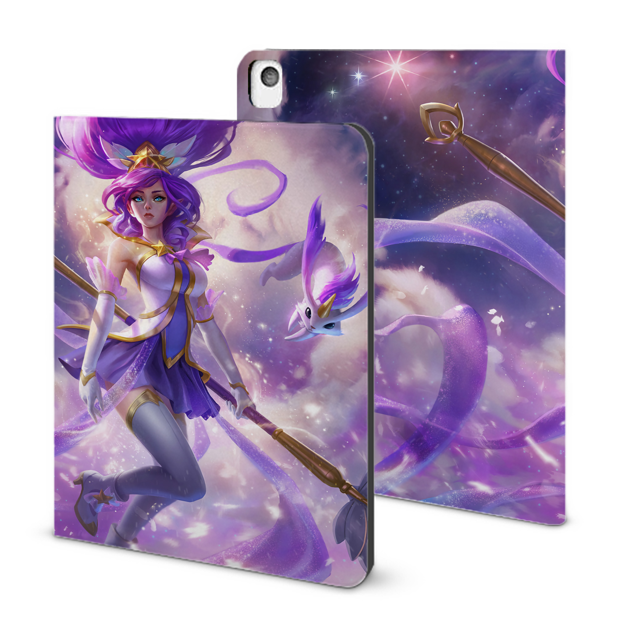 （画像用） リーグ・オブ・レジェンド League of Legends LOL IPadケース ペンホルダー付き ブックスタイルデザイン